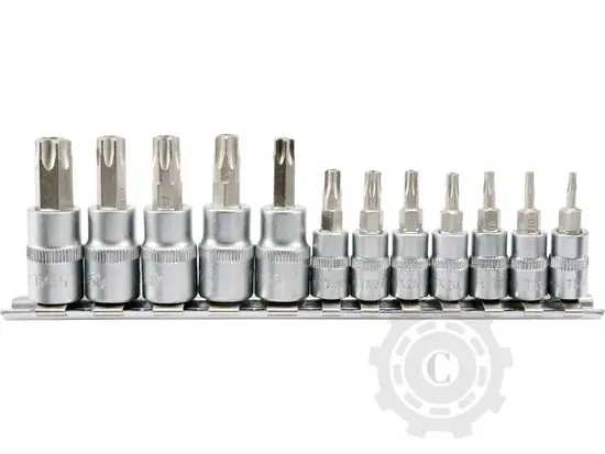 Calitate înaltă SET BITI TORX CANELATE 12 BUC