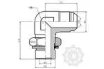 ADAPTOR L CU OLANDEZA PE CON SI FIL.EXT.ORIENTABIL LA BLOC 3/4 Popular