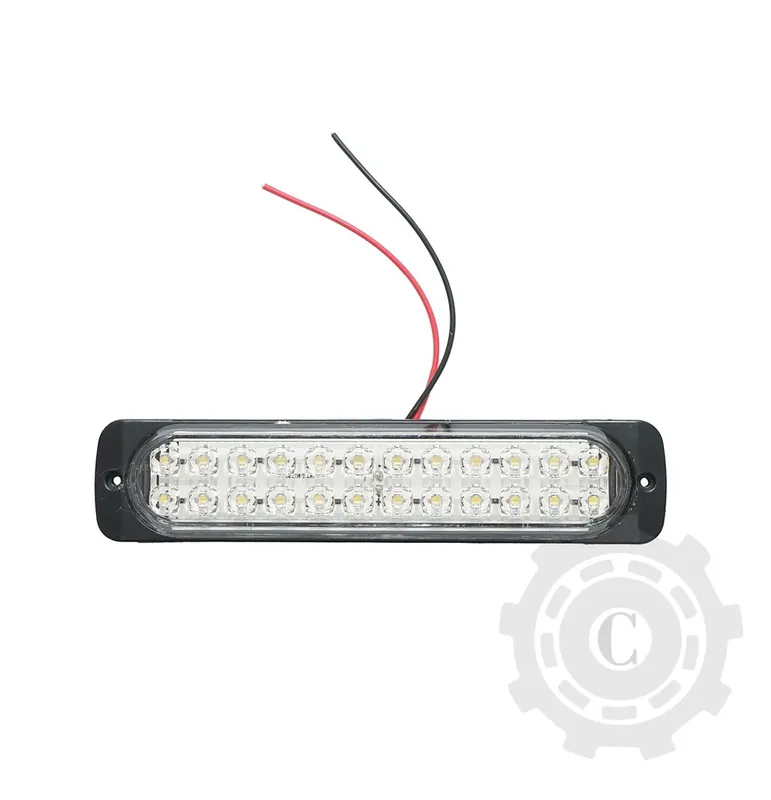 LAMPA LATERALA GABARIT SLIM ALB 12-24V Noutate