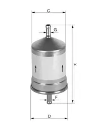 Doar azi FILTRU COMBUSTIBIL WK66