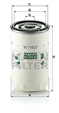 FILTRU ULEI W719/27 Disponibil imediat
