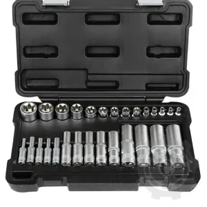 Ultima șansă SET 28 TUBULARE TORX SCURTE SI LUNGI JBM 54141