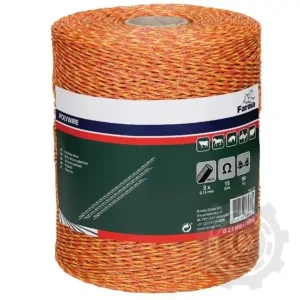 Cablu gard electric 1000m 3x0,16mm fire oțel inoxidabil Ultima șansă