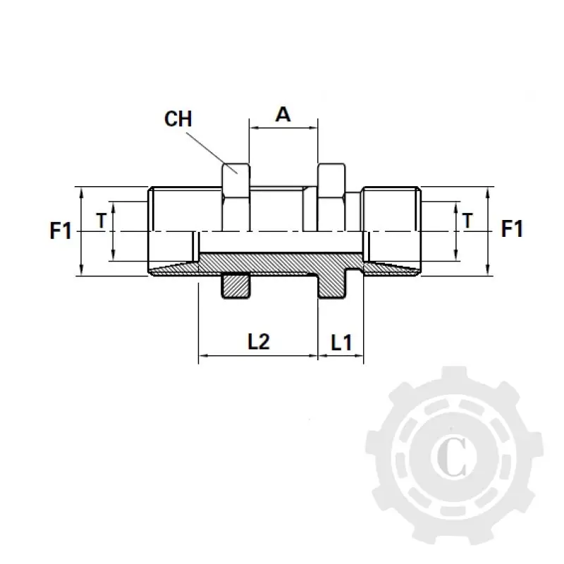 Retur gratuit ADAPTOR D FE M16X1.5L FILET LUNG