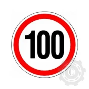AUTOCOLANT LIMITA VITEZA MARE 100 Reducere extra