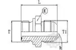 ADAPTOR DR FE 1/2-1/2 UNF Nu rata