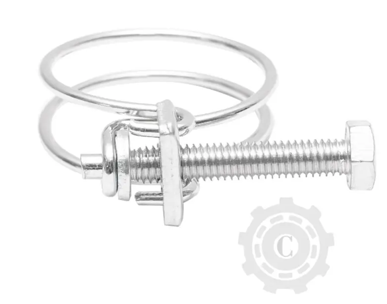 Plată securizată Colier sarma 45-50mm cu surub