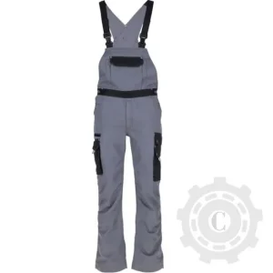 Salopetă unisex 2XL gri/negru Reducere extra