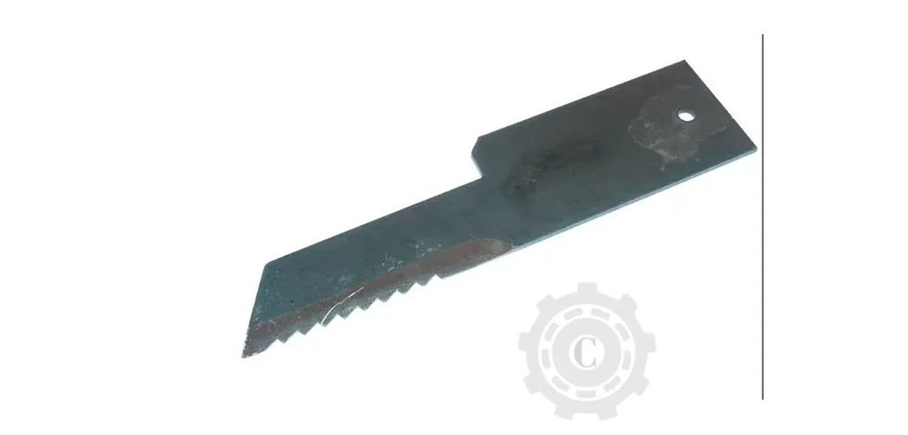 Chilipir Cuțit tocător zimțat 198x50x3mm diametru 6,5mm