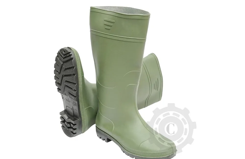 Livrare expres CIZME DE PROTECTIE DIN PVC VERDE 001GB NR43