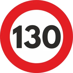 Reduceri AUTOCOLANT LIMITA VITEZA MIC 130