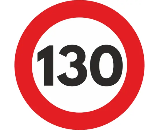 Reduceri AUTOCOLANT LIMITA VITEZA MIC 130