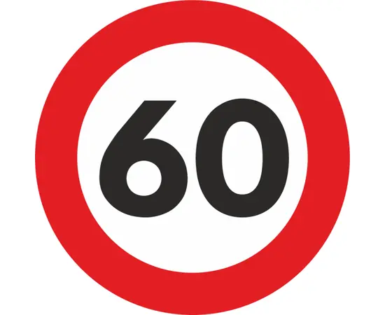 AUTOCOLANT LIMITA VITEZA MIC 60 Cel mai bun preț
