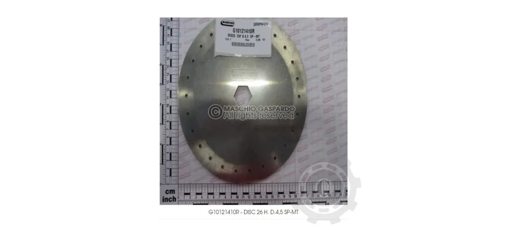 Transport gratuit G10121410R DISC 26F D4.5 SP-MT