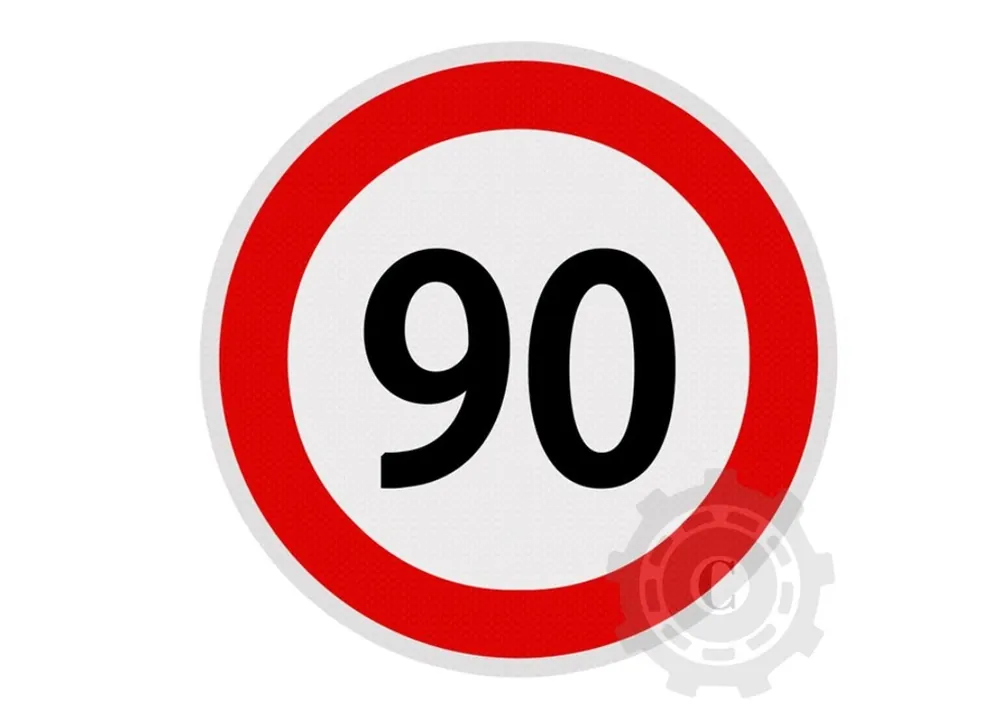 Reducere specială AUTOCOLANT LIMITA VITEZA 90KM CLASA I D 200MM BORG HICO