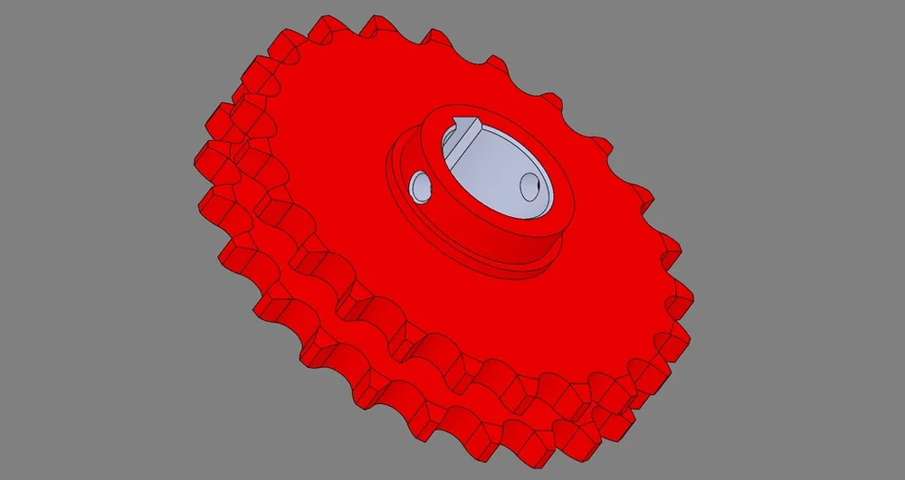 Calitate înaltă 72-0316/3 PINION DUBLU ZMAJ