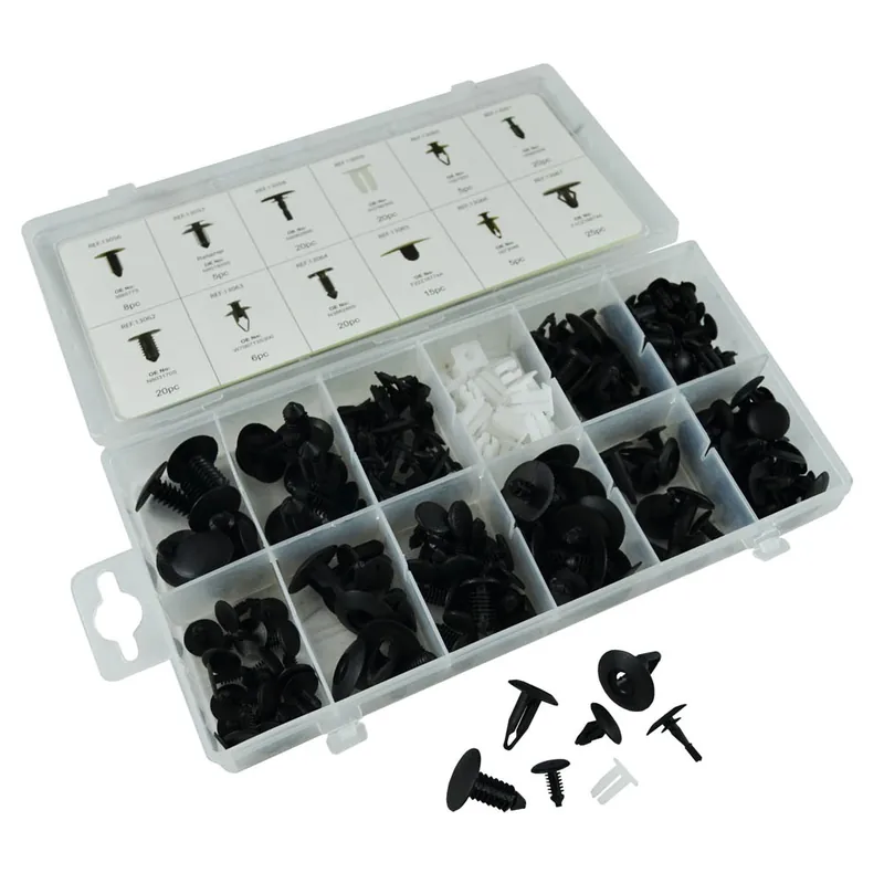 52891 TRUSA DE CLIPS DE PLASTIC FORD 169 PCS Lichidare de stoc