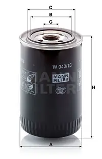 FILTRU ULEI W940/18 Nu rata
