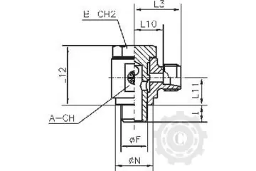 AO182020S ADAPTOR ORIENTABIL FE M20X1.5S 18-20 Ofertă limitată