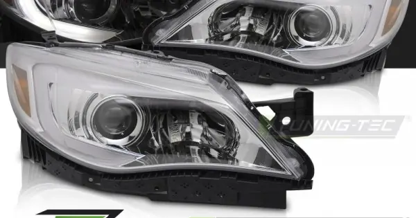 Faruri cu lumina tub crom compatibil cu SUBARU WRX 14-17 Cel mai vândut