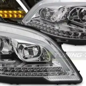Faruri cu lumina tub crom SEQ compatibil cu MERCEDES W164 ML M-KLASA 09-11 Livrare gratuită