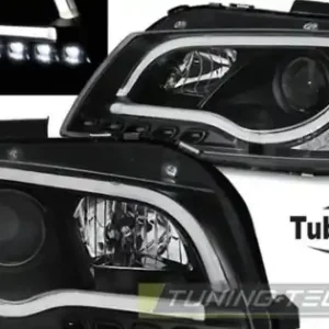 Faruri cu lumina tub DRL negru compatibil cu AUDI A3 8P 05.03-03.08 Cumpără acum