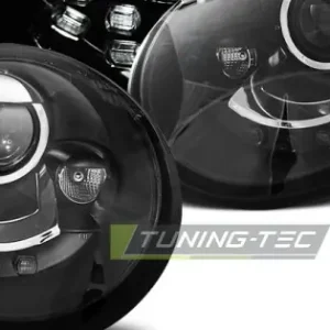 Bestseller Faruri cu DRL pe fundal negru compatibil cu VW NEW BEETLE 10.98-05.05