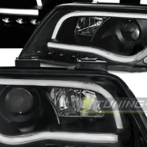 Faruri cu lumina tub negru compatibil cu AUDI A6 05.97-05.01 Mai ieftin