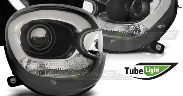 Popular Faruri cu lumina tub negru compatibil cu BMW MINI (COOPER) R60 R61 COUNTRYMAN 10-14