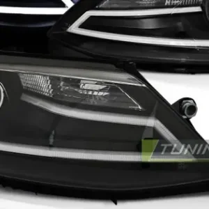 Livrare expres Faruri cu lumina tub negru compatibil cu VW JETTA VI 1.11-18