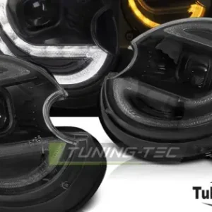 Ofertă Faruri cu lumina tub negru Led HID compatibil cu BMW MINI (COOPER) 06-14