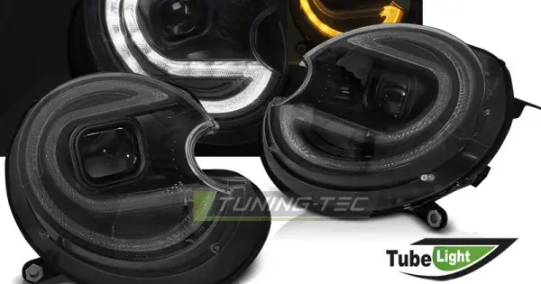 Ofertă Faruri cu lumina tub negru Led HID compatibil cu BMW MINI (COOPER) 06-14