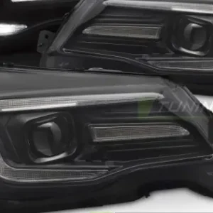 Calitate înaltă Faruri cu Xenon cu lumina tub DRL negru compatibil cu SUBARU FORESTER IV 13-18