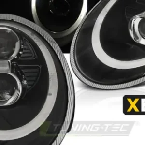 Faruri cu Xenon cu lumina tub negru compatibil cu PORSCHE 911 (997) 04-09 Plată sigură