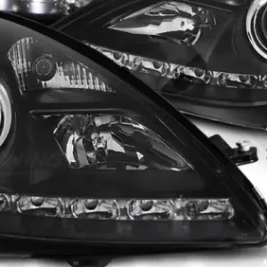 Cel mai vândut Faruri cu Xenon DRL negru compatibil cu MERCEDES R171 SLK 04-11