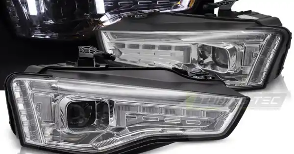 Faruri cu Xenon Led crom SEQ compatibil cu AUDI A5 11-16 Comandă acum