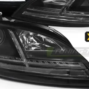Faruri cu Xenon Led DRL negru SEQ compatibil cu AUDI TT 06-10 8J Ofertă de sezon