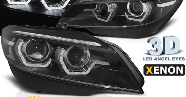 Faruri cu Xenon Led DRL negru SEQ compatibil cu BMW Z4 E89 09-13 Ofertă exclusivă