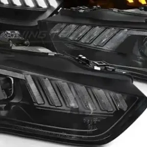 Faruri cu Xenon Led negru SEQ compatibil cu AUDI A4 B8 12-15 Super ofertă