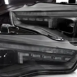 Faruri cu Xenon Led negru SEQ compatibil cu AUDI A5 11-16 Lichidare de stoc