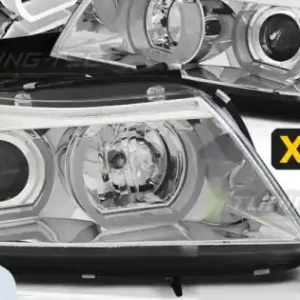 Faruri cu Xenon U-Led 3D crom compatibil cu BMW E90/E91 03.05-08.08 Preț promoțional