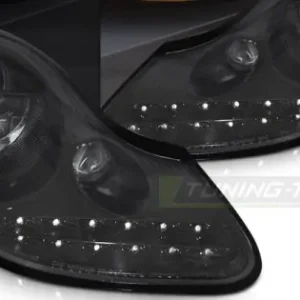 Expediere rapidă Faruri DAYLIGHT ALL Negru lucios compatibil cu PORSCHE BOXSTER 96-04 /911 996