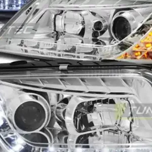 Ultima șansă Faruri DAYLIGHT crom compatibil cu VW PASSAT 3BG B5 FL 09.00-03.05