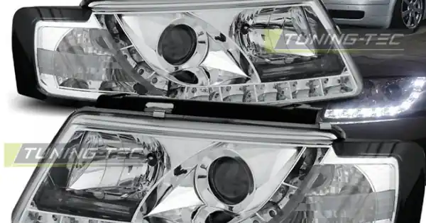 Faruri DAYLIGHT crom compatibil cu VW PASSAT B5 3B 11.96-08.00 Calitate înaltă