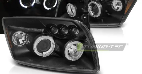 Cel mai vândut Faruri DODGE CALIBER 06-12 Angel Eyes negru