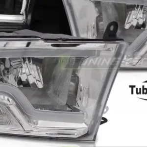 Faruri DODGE RAM 09-18 cu lumina tub crom Disponibil imediat