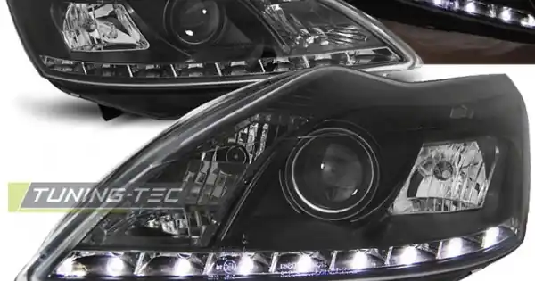 Ofertă limitată Faruri FORD FOCUS II 02.08-10 DAYLIGHT negru