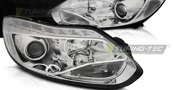 Discount Faruri FORD FOCUS MK3 11- 10.14 Led crom
