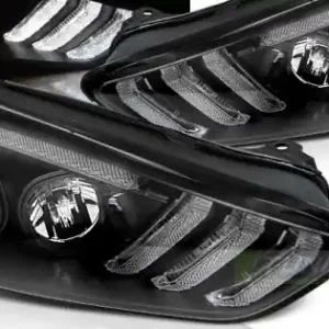 Faruri FORD FOCUS MK3 15-18 negru DRL Led SEQ INDICAOR Reducere de preț