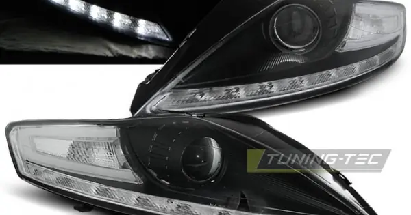 Livrare expres Faruri FORD MONDEO 07.07-11.10 DAYLIGHT negru